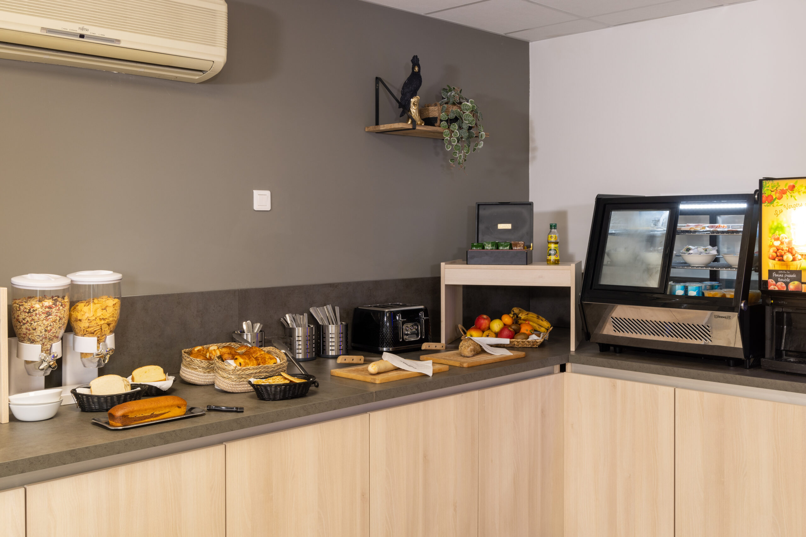 Le buffet du petit-déjeuner